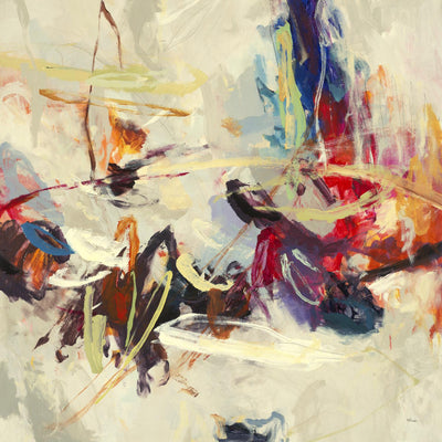 "Positive Energy Iii" Giant Art 54x54 Wall Art