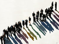 Œuvre d’art murale Giant Art « Life In Prism » 72 x 54