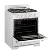 Off-Grid Classic Retro by Unique 30” Propane Range with Battery Ignition - UGP-30CR OF1 W 