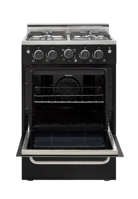 Cuisinière à gaz Prestige par Unique de 24 po à convection - UGP-24V PC1 B