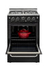Prestige by Unique 24″ Convection Gas Range - UGP-24V PC1 B 