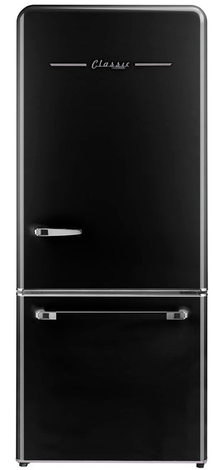 Classic Rétro par Unique sans givre Réfrigérateur à congélateur dans le bas de 18 pi³ - UGP-510L B AC