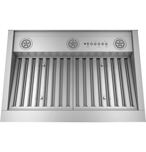 Hotte de cuisinière encastrée personnalisée GE de 30 po avec connectivité Wi-Fi – UVC9300SLSS