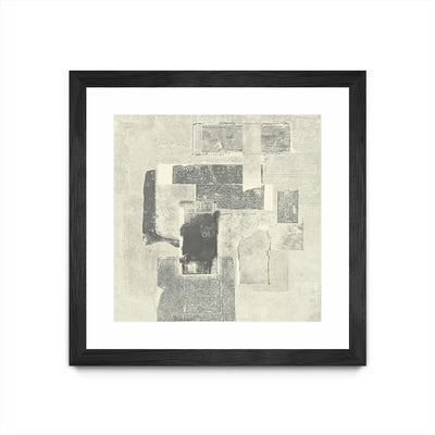 "Camera Obscura" Matted and Framed Black 30x30 Wall Art