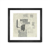 Œuvre d’art murale encadrée noire et mate « Camera Obscura » 36 x 36