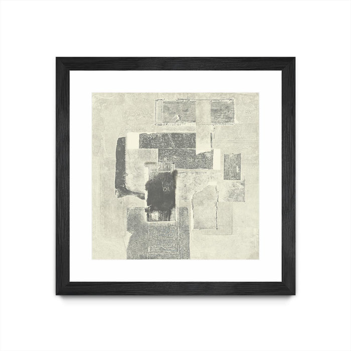 Œuvre d’art murale encadrée noire et mate « Camera Obscura » 30 x 30