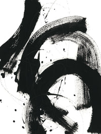 Œuvre d’art murale Giant Art « Onyx Gesture Ii » 72 x 54