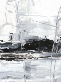Œuvre d’art murale Giant Art « Winter Lightning Ii » 72 x 54