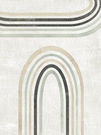 Œuvre d’art murale Giant Art « Modern Arc In Color Iii » 72 x 54