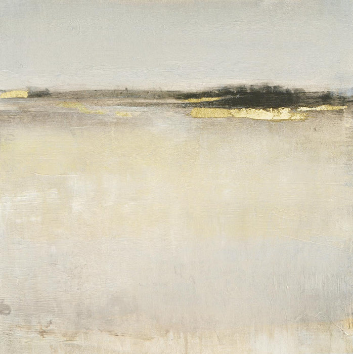 Œuvre d’art murale Giant Art « Embellished Subtle Scape I » 54 x 54