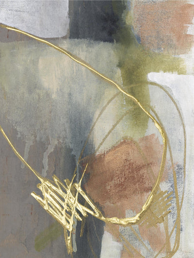 "Burnished Loops Ii" Giant Art 72x54 Wall Art