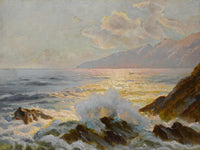 Œuvre d’art murale Giant Art « Main Seascape Ii » 72 x 54