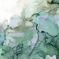 Œuvre d’art murale Giant Art « Emerald Cavern I » 54 x 54