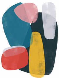 Œuvre d’art murale Giant Art « Orbital Fixture Ii » 72 x 54