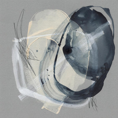 "Tandem Loops Ii" Giant Art 54x54 Wall Art