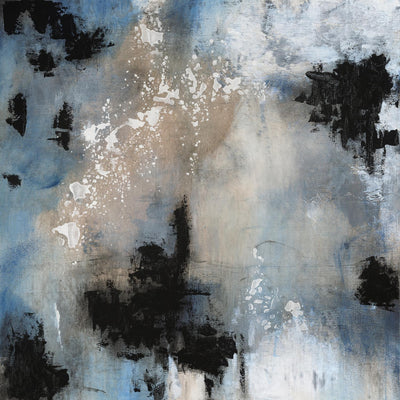 "Embellished Shifting Motion Ii" Giant Art 72x72 Wall Art