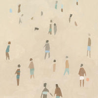 Œuvre d’art murale Giant Art « Beach Goer Iv » 54 x 54