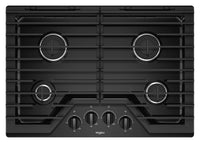 Surface de cuisson à gaz Whirlpool 30 po avec grille en fonte à charnières EZ-2-LiftMC - WCG55US0HB