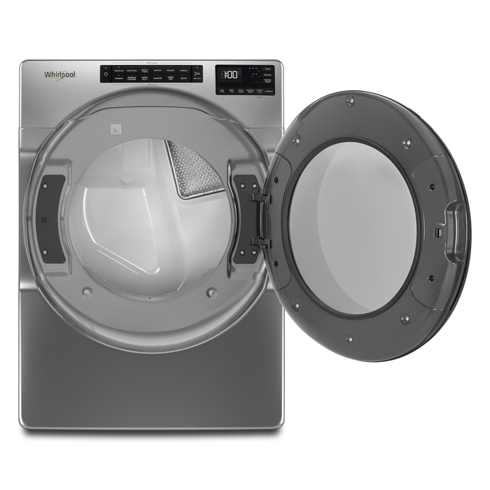Sécheuse à gaz Whirlpool de 7,4 pi³ - ombre chrome - superposable - WGD5605MC