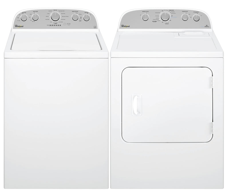 Laveuse Whirlpool Cabrio(MD) à chargement par le haut de 5,0 pi³ et sécheuse Whirlpool Cabrio(M
