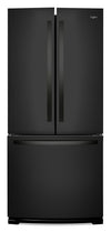Réfrigérateur Whirlpool de 20 pi³ et de 30 po à portes françaises - noir - WRF560SMHB