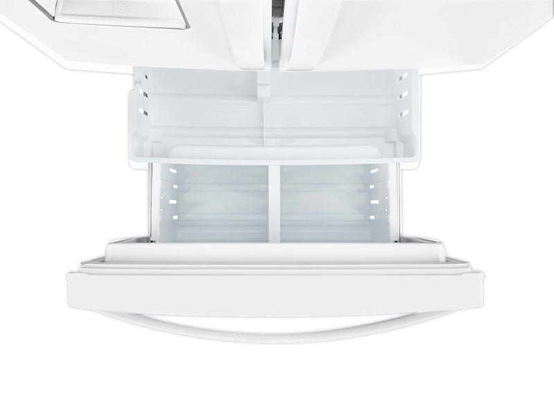 Réfrigérateur Whirlpool de 20 pi³ et de 30 po à portes françaises - blanc - WRF560SFHW