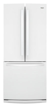  Réfrigérateur Whirlpool de 20 pi³ et de 30 po à portes françaises - blanc - WRF560SFHW