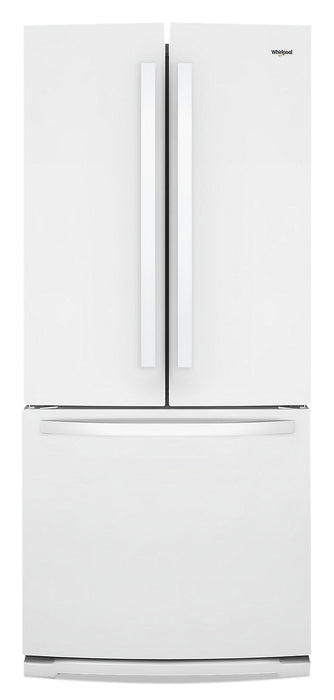 Réfrigérateur Whirlpool de 20 pi³ et de 30 po à portes françaises - blanc - WRF560SFHW
