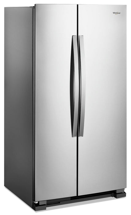 Réfrigérateur Whirlpool de 25 pi³ et de 36 po à compartiments juxtaposés - acier inoxydable monochrome - WRS315SNHM