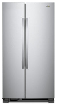 Réfrigérateur Whirlpool de 25 pi³ et de 36 po à compartiments juxtaposés - acier inoxydable monochro…