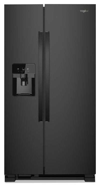 Whirlpool 21 Cu. Ft. Side-by-Side Refrigerator - WRS321SDHB - Refrigerator in Black