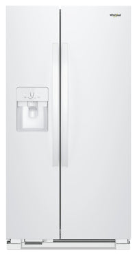 Réfrigérateur Whirlpool de 21 pi³ et de 33 po à compartiments juxtaposés - blanc - WRS321SDHW
