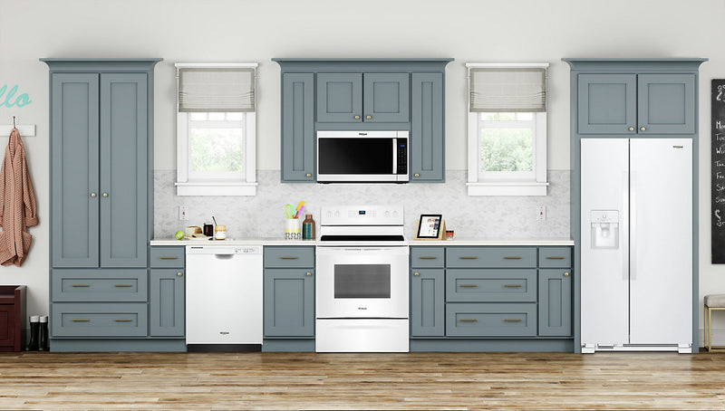 Réfrigérateur Whirlpool de 21 pi³ et de 33 po à compartiments juxtaposés - blanc - WRS321SDHW