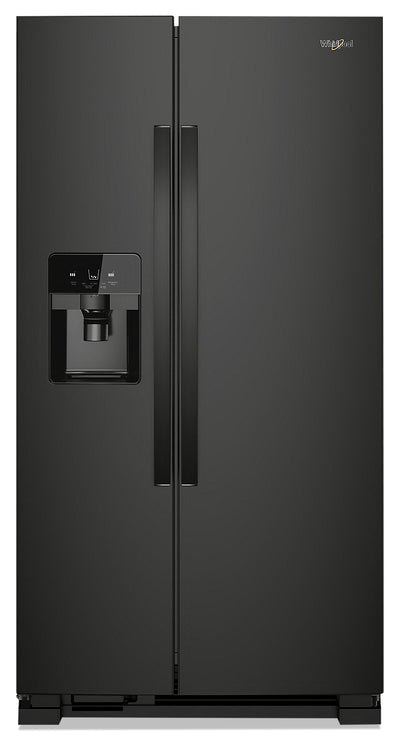 Whirlpool 25 Cu. Ft. Side-by-Side Refrigerator - WRS325SDHB - Refrigerator in Black