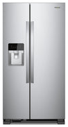 Réfrigérateur Whirlpool de 21 pi³ et de 33 po à compartiments juxtaposés - acier inoxydable monochrome - WRS331SDHM