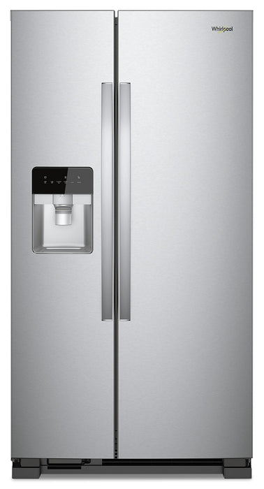 Réfrigérateur Whirlpool de 21 pi³ et de 33 po à compartiments juxtaposés - acier inoxydable monochrome - WRS331SDHM