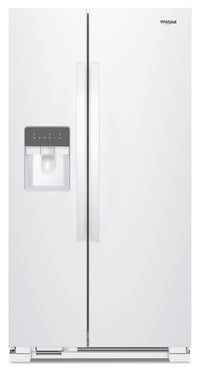 Réfrigérateur Whirlpool de 21 pi³ et de 33 po à compartiments juxtaposés - blanc - WRS331SDHW