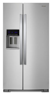  Réfrigérateur Whirlpool de 21 pi³ et de 36 po à compartiments juxtaposés - acier inoxydable résistan…