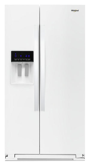 Réfrigérateur Whirlpool de 28 pi³ à compartiments juxtaposés avec distributeur d'eau externe - WRS588FIHW