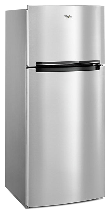 Réfrigérateur Whirlpool de 18 pi³ et de 28 po à congélateur supérieur - acier métallique résistant aux traces de doigts - WRT518SZFG
