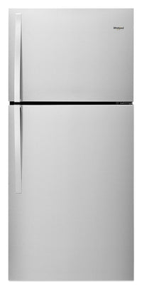 Réfrigérateur Whirlpool 19,2 pi³ à congélateur supérieur compatible avec la machine à glaçons EZ Connect - WRT519SZDG