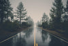 Œuvre d’art murale Giant Art « Rainy Day » 84 x 54
