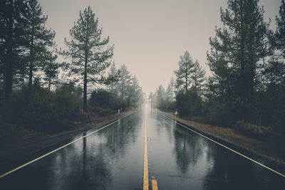 "Rainy Day" Giant Art 84x54 Wall Art
