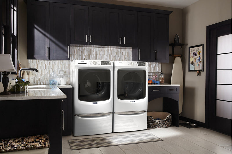 Sécheuse à gaz Maytag de 7,3 pi³ - blanche - superposable - MGD5630HW