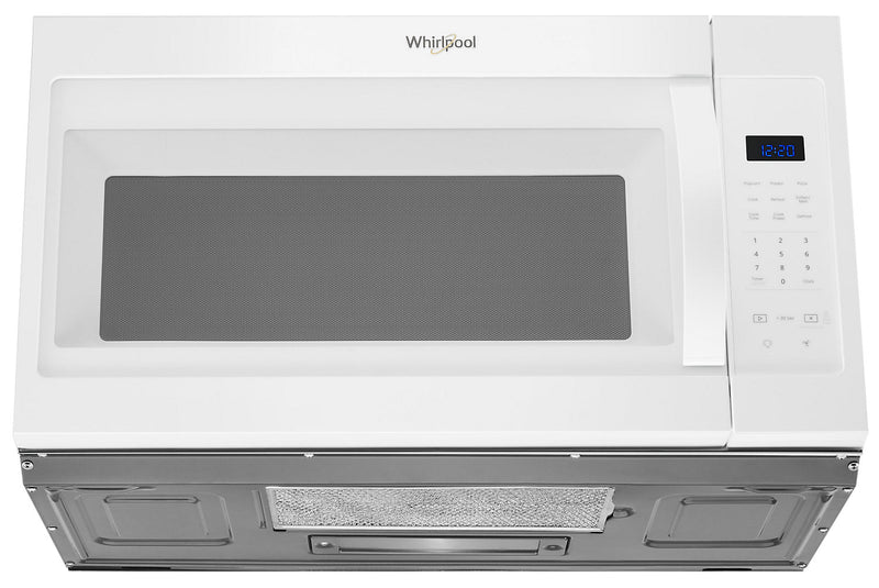 Four à micro-ondes à hotte intégrée Whirlpool de 1,7 pi³ avec cuisson à 900 W - blanc - YWMH31017HW