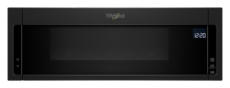 Whirlpool® 1.1 Cu. Ft. Low-Profile Microwave Hood Combination – YWML75011HB - Over-the-Range Microwave in Black