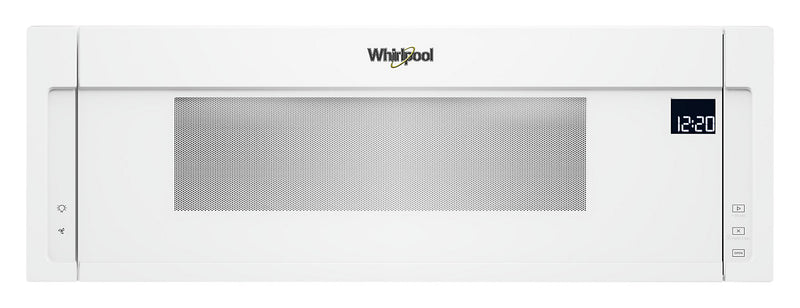 Whirlpool® 1.1 Cu. Ft. Low-Profile Microwave Hood Combination – YWML75011HW - Over-the-Range Microwave in White