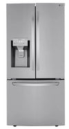 Réfrigérateur dLG de 25 pi³ave ec porte à deux battants et distributeur d’eau et de glaçons- LRFXS2503S