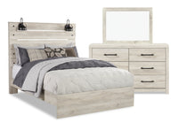 Ensemble de chambre à coucher Abby 5 pièces avec grand lit