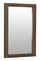 Miroir de commode de chambre à coucher Aida, fabriqué au Canada - brun